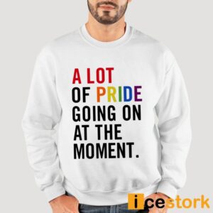 A Lot Of Pride Going On At The Moment Shirt