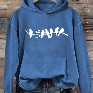 Birds On Wire Hoodie