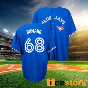 Blue Jays Jordan Romano Blue Replica Jersey 2024 Giveaway