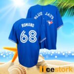 Blue Jays Jordan Romano Blue Replica Jersey 2024 Giveaway