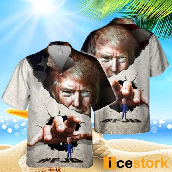 Break The Wall Trump Hawaiian Shirt