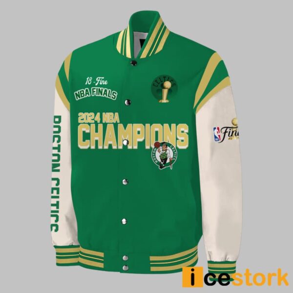 Celtics 2024 Champions Congratulations 18 Time Finals Jacket