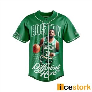 Celtics Different Here 2024 Champions Baseball Jersey