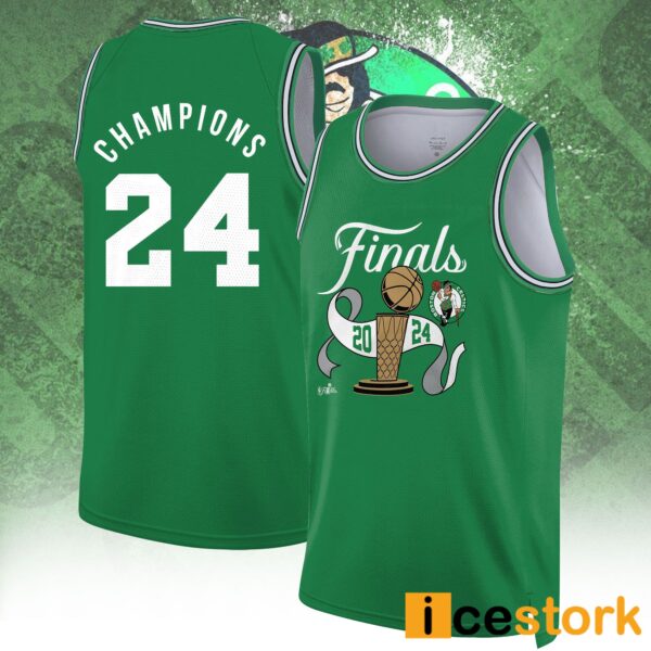 Celtics Finals Champions 2024 Basketball Jersey