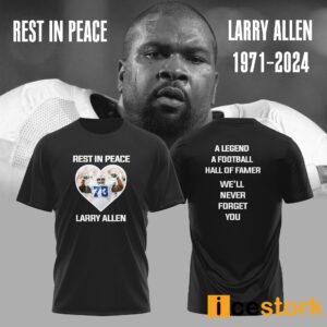 Cowboys Larry Allen Rest In Peace Hoodie