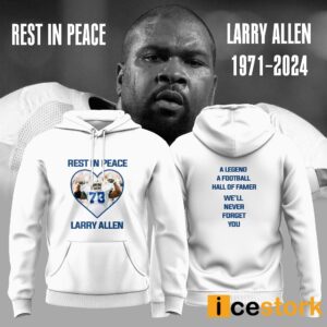 Cowboys Larry Allen Rest In Peace Hoodie