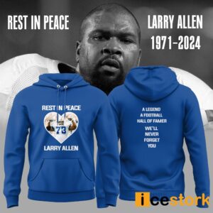 Cowboys Larry Allen Rest In Peace Hoodie