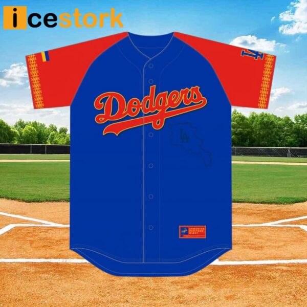 Dodgers Armenian Heritage Night Jersey 2024 Giveaway