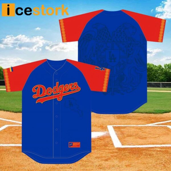 Dodgers Armenian Heritage Night Jersey 2024 Giveaway