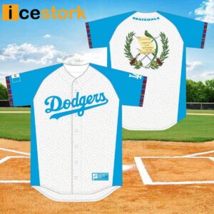 Dodgers Guatemalan Heritage Night Jersey 2024 Giveaway