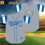 Dodgers Salvadoran Heritage Night Jersey 2024 Giveaway