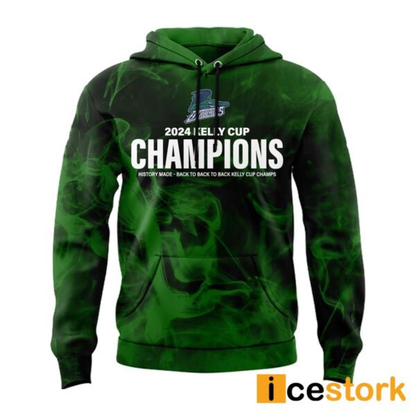 Everblades 2024 Kelly Cup Champions Shirt