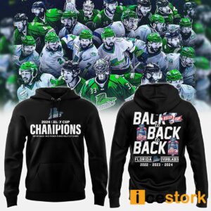 Everblades Back To Back To Back Kelly Cup Champs Shirt