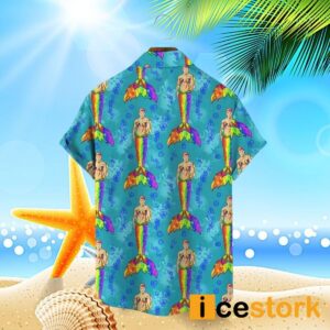 Gay Rainbow Pride Mermaid Hawaiian Shirt