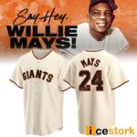 Giants Willie Mays 24 Baseball Jersey