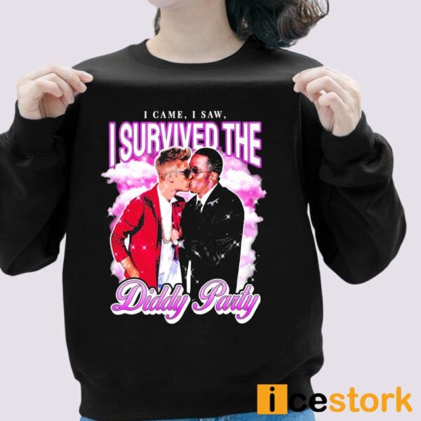 I Came I Saw I Survived the Diddy Party Shirt