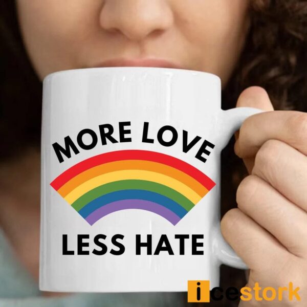 LGBT Pride More Love Less Hate Mug