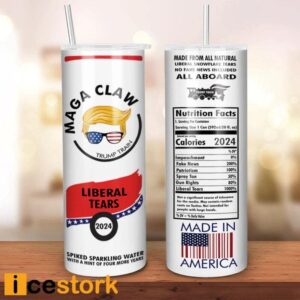 MAGA Claw Trump Hair All Aboard Trump Train Skinny Tumbler