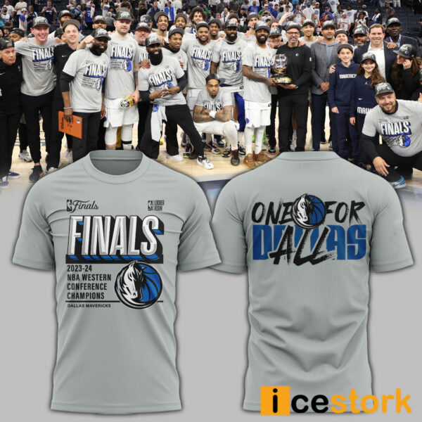 Mavericks Western Conference Champions One For All Dallas Shirt