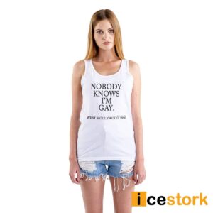 Nobody Knows I'm Gay West Hollywood 1990 Shirt