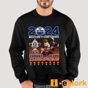 Oilers 2024 Western Conference Champions Shirt