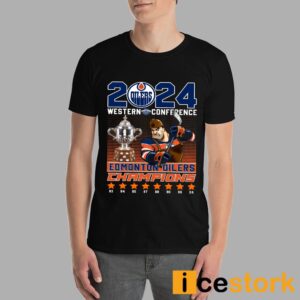 Oilers 2024 Western Conference Champions Shirt