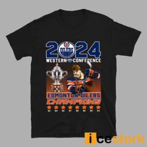 Oilers 2024 Western Conference Champions Shirt