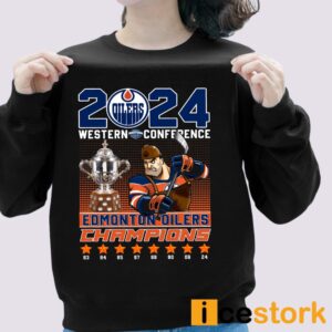 Oilers 2024 Western Conference Champions Shirt