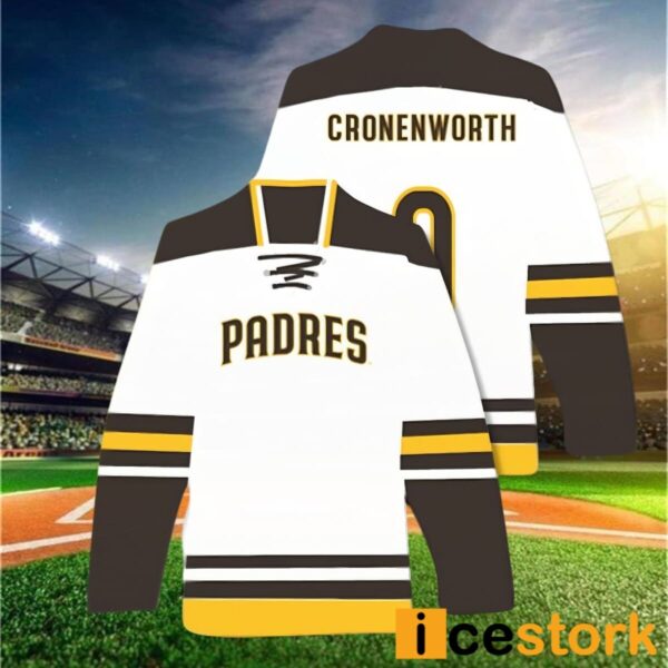 Padres Cronenworth Hockey Jersey 2024 Giveaway