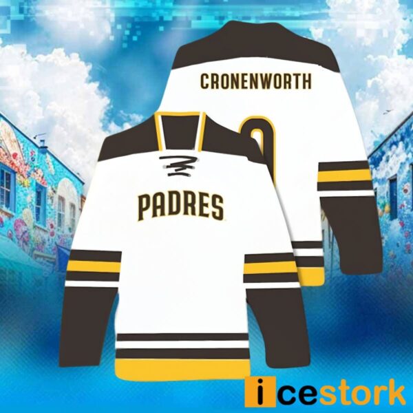 Padres Cronenworth Hockey Jersey 2024 Giveaway