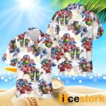 Patriotic Pickleball Players 4th Of July Hawaiian Shirt