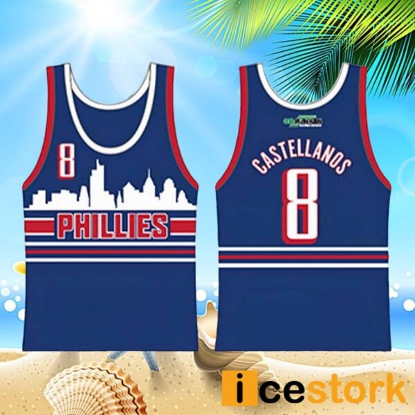 Phillies Nick Castellanos Basketball Jersey 2024 Giveaway