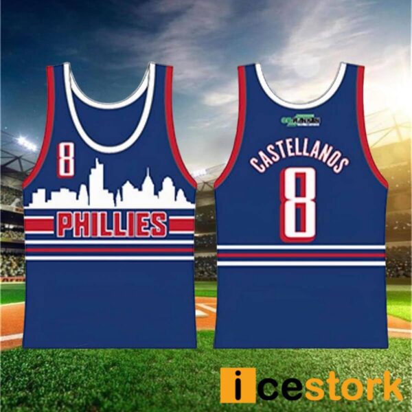 Phillies Nick Castellanos Basketball Jersey 2024 Giveaway