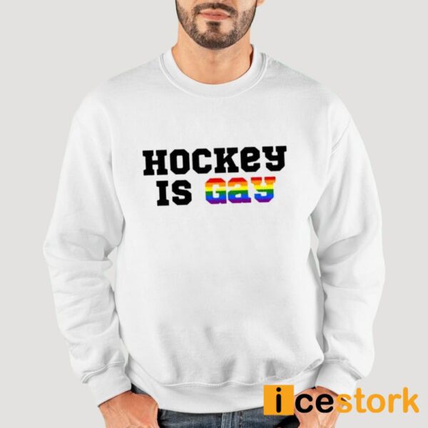 Pride Month Hockey Is Gay Shirt