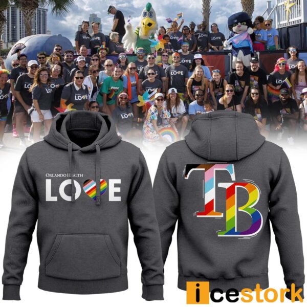 Pride Month TB Rays Orlando Health Love Shirt