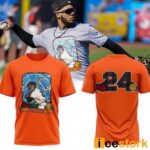 RIP Giants Willie Mays T-shirt