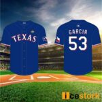 Rangers Adolis Garcia Replica Postseason Jersey 2024 Giveaway