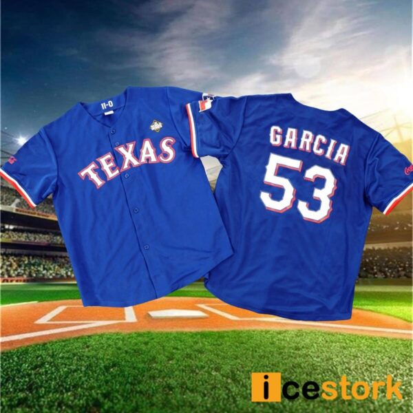 Rangers Adolis Garcia Replica Postseason Jersey 2024 Giveaway