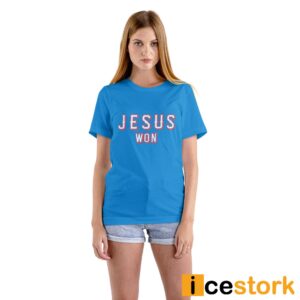 Rangers Evan Carter Jesus Won Shirt