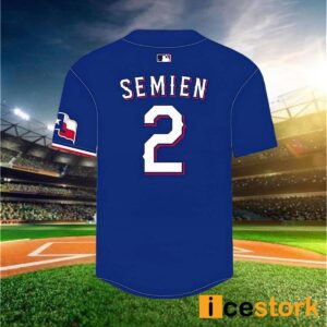 Rangers Marcus Semien Replica Postseason Jersey 2024 Giveaway