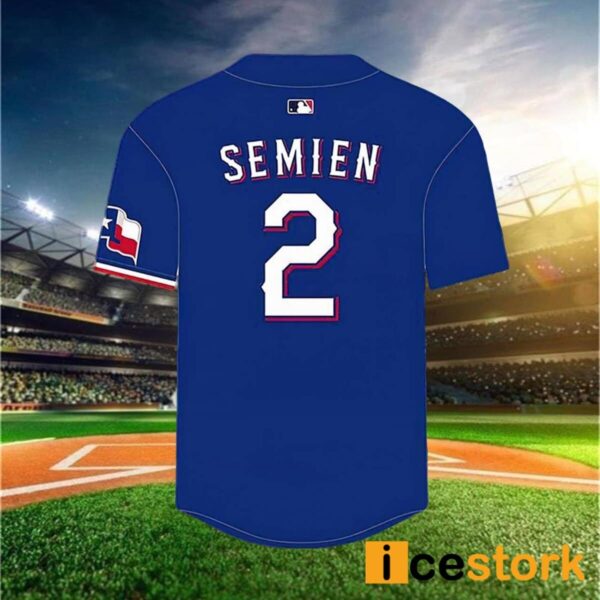 Rangers Marcus Semien Replica Postseason Jersey 2024 Giveaway