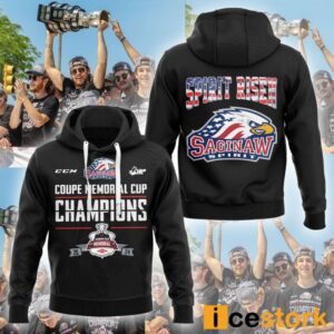 Spirt Resen Saginaw 2024 Memorial Cup Champions Shirt