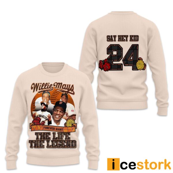 Willie Mays Say Hey Kid The Life The Legend Shirt