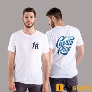 Yankees Discover Puerto Rico T shirt Night 2024 Giveaway