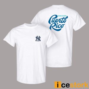 Yankees Discover Puerto Rico T shirt Night 2024 Giveaway