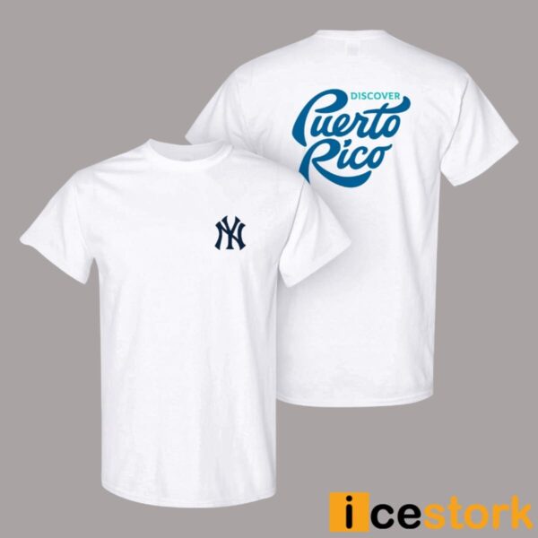 Yankees Discover Puerto Rico T-shirt Night 2024 Giveaway