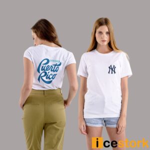 Yankees Discover Puerto Rico T shirt Night 2024 Giveaway