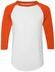 White/Orange