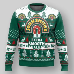 John Smith's Extra Smooth Ale Ugly Christmas Sweater