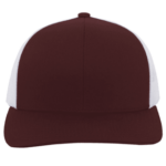 Maroon/White